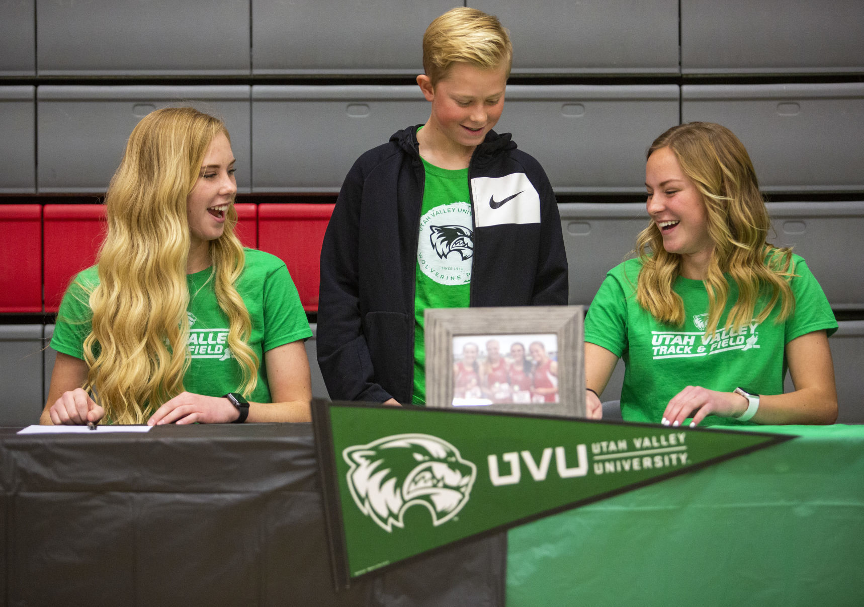 Four Kimberly students sign college letters of intent